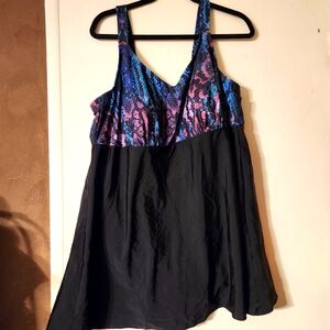 AVENUE Snake Print Swim dress Size 20 NWT